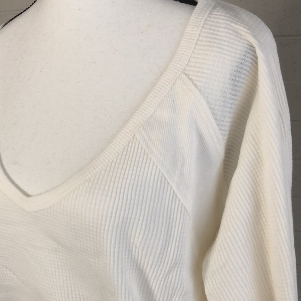 NWT Free People Santa Clara Thermal in Alabaster - Picture 5 of 14